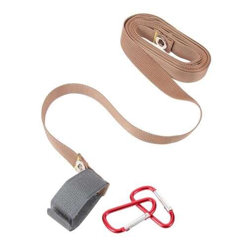 Supvox Wäscheleine Zeltseil Zeltstangenband Professionelles Camping-verbindungsmittel Outdoor-Zelt Campingzubehör Campingzelt Leichtes Campingseil Tragbares Zelt Campinggurt Nylon Brown von Supvox