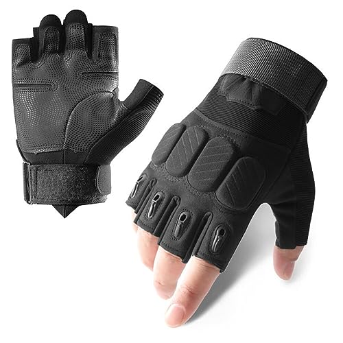 Taktische Halbfinger Handschuhe Herren, Paintball-Airsoft-Fingerlos Handschuhe, Airsoft Militär Handschuhe für Motorrad Jagd Radfahren Schießen Wandern Camping MTB Handschuhe Taktische Halbfinger Handschuhe Herren, Paintball-Airsoft-Fingerlos Handschuhe, Airsoft Militär Handschuhe für Motorrad Jagd Radfahren Schießen Wandern Camping MTB Handschuhe von Surakey