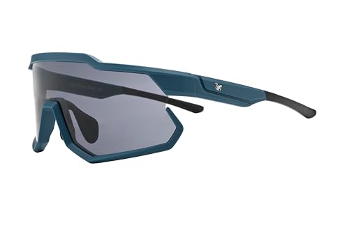 Surf Monkey Sport-Sonnenbrille für Herren und Damen, TR90, leicht, für Fahrrad und Outdoor-Sportarten (dunkel) (Blau) von Surf Monkey