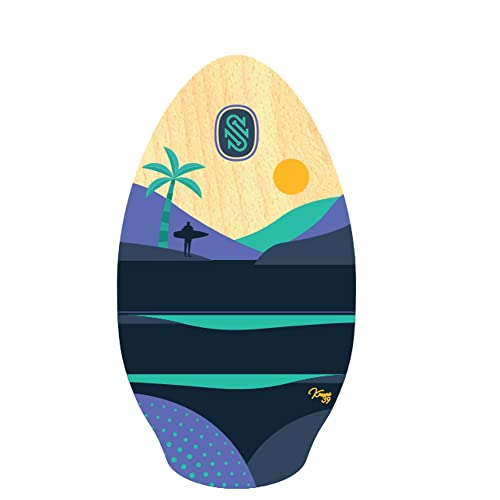 Surfboard SkimOne 39 100cm Kauai Lila Türkis von Surfboard