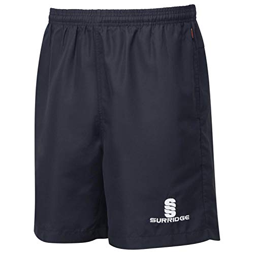 Surridge Sports Unisex-Kinder-Trainings-Shorts. Einheitsgröße Dunkles Marineblau von Surridge Sports