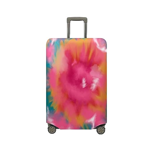 Surwin 3D Druck Reise Kofferschutzhülle Reisetasche Kofferbezug Elastisch Kofferhülle Gepäck Cover Waschbare Reisekoffer Hülle Schutz Bezug Schutzhülle (Pigmentmalerei 6,M (22-24 Zoll)) von Surwin