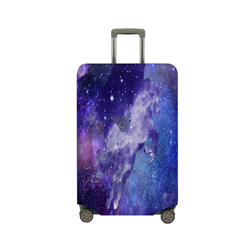 Surwin 3D Interstellar Reise Kofferschutzhülle Reisetasche Kofferbezug Elastisch Kofferhülle Gepäck Cover Waschbare Reisekoffer Hülle Schutz Bezug Schutzhülle (Universum 5,XL (30-32 Zoll)) von Surwin