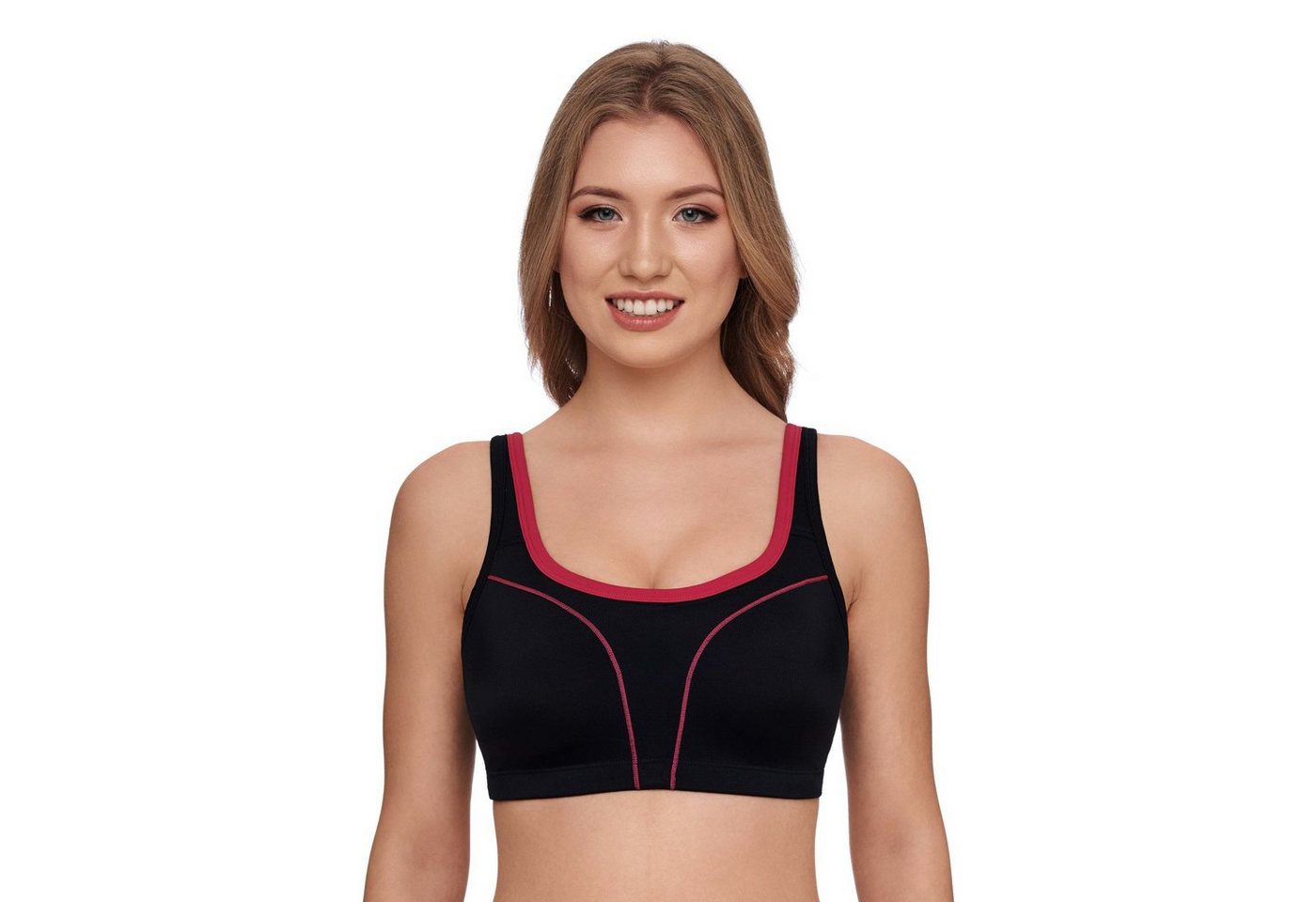 Susa Sport-BH Susa Sport-BH ohne Bügel 7897 (70 C Schwarz-Pink) Susa Sport-BH Susa Sport-BH ohne Bügel 7897 (70 C Schwarz-Pink) von Susa