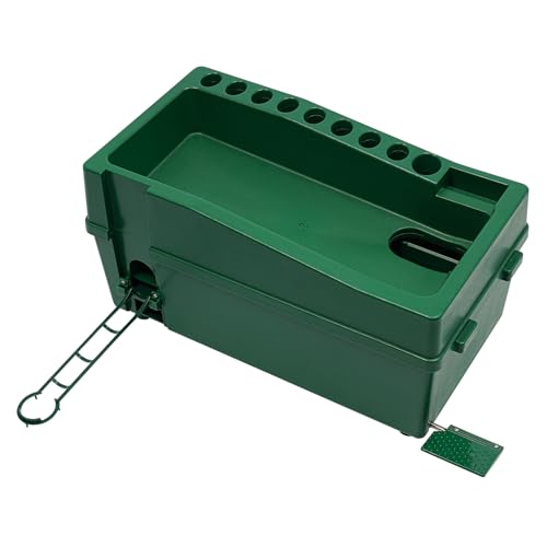 Susoso Automatisch Golfball Dispensor, Powerless Golf Ball Spender Golfplatzgeräte Ballserviermaschine mit 9 Schlägerbuchsen kann bis zu 100 Golfbälle 62x32x32cm für Private Übungsplätze Grün Susoso Automatisch Golfball Dispensor, Powerless Golf Ball Spender Golfplatzgeräte Ballserviermaschine mit 9 Schlägerbuchsen kann bis zu 100 Golfbälle 62x32x32cm für Private Übungsplätze Grün von Susoso