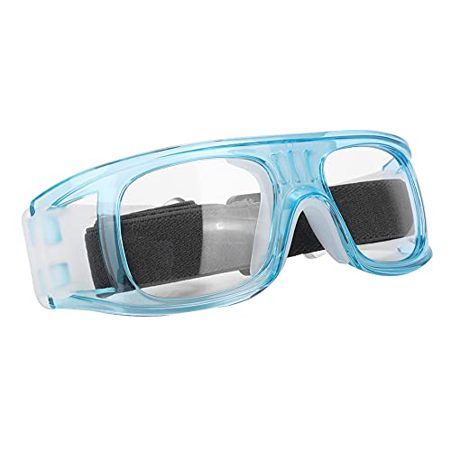 SustVita Outdoor-Sportbrille, Rahmen für Basketball, Fußball, Golf – Schutzbrille in transparentem Grau (Transparentes Blau) von SustVita