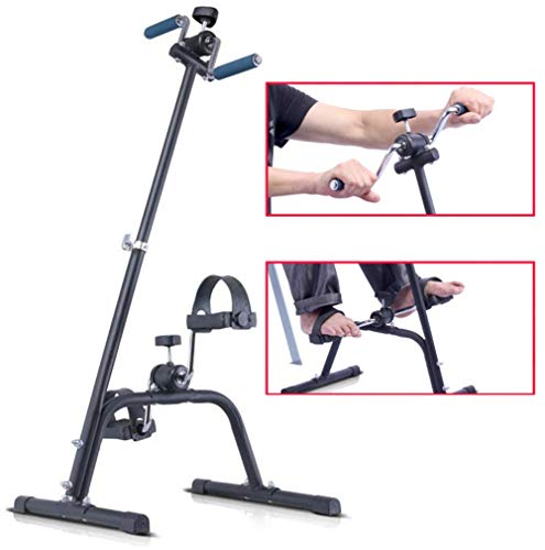 Fuß-Übung Fahrrad - Tragbare Fuß,Hand,Arm,Bein Übung Pedalmaschine - Safty Stationary Bike Pedaler,Fitness Reha Gym Equipment von Suuim