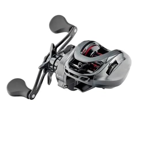 Suwequest Ocean Boat Fishing Salzwasser Baitcastrolle und Baitcaster 5,4:1 7,1:1 Köderwerfen Multiplier Spule Angelrolle Schwarz Linkshänder von Suwequest