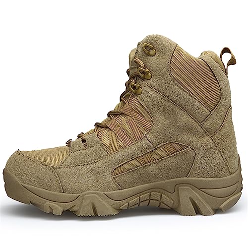 Suwequest Taktische Stiefel für Herren, Armeestiefel, Wüste, wasserdicht, Arbeitsschutzschuhe, Kletterschuhe, Knöchel, Outdoor-Stiefel Suwequest Taktische Stiefel für Herren, Armeestiefel, Wüste, wasserdicht, Arbeitsschutzschuhe, Kletterschuhe, Knöchel, Outdoor-Stiefel von Suwequest