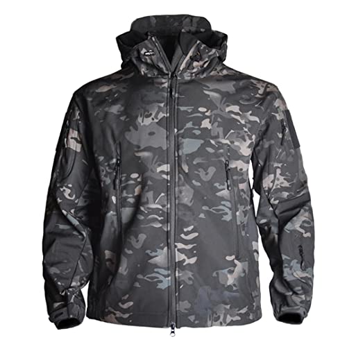 Suwequest Wanderjacken Herren Militärjacken Camping Taktische Jacke Hosen Jagdanzug Windjacke Black camo Jacket S for 50-60kg Suwequest Wanderjacken Herren Militärjacken Camping Taktische Jacke Hosen Jagdanzug Windjacke Black camo Jacket S for 50-60kg von Suwequest