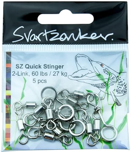Black Zonker Quick Stinger 60 lb 2 Links 5er-Pack von Svartzonker