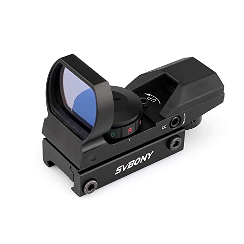 Svbony Reflex Sight, Red Dot Sight with 20mm/22mm Rail Mount, 4 Reticles and 5 Brightness Levels Holographic Scope, for Outdoor Activities Svbony Reflex Sight, Red Dot Sight with 20mm/22mm Rail Mount, 4 Reticles and 5 Brightness Levels Holographic Scope, for Outdoor Activities von SVBONY
