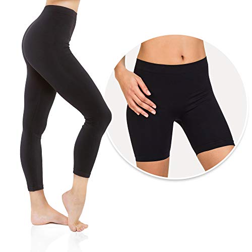 Sveltek Damen BH und Leggings L Schwarz Sveltek Damen BH und Leggings L Schwarz von Sveltek