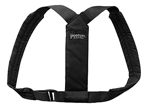 Swedish Posture Unisex Erwachsene Haltungstrainer und Geradehalter Classic, Schwarz, L/XL von Swedish Posture