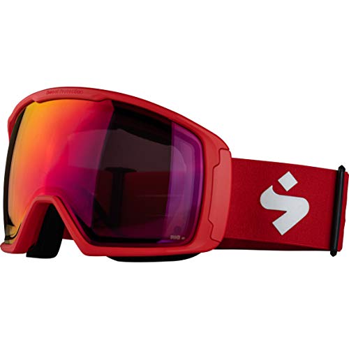 Sweet Protection Adult Clockwork WC MAX Reflect BLI (Low Bridge) Goggles, Rig Bixbite+Rig L Amethyst/Matte F Red, One Size von Sweet Protection