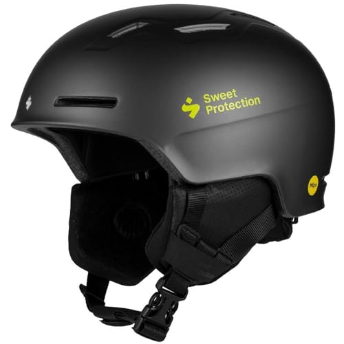 Sweet Protection Unisex-Youth Winder MIPS Helmet JR, Slate Gray/Fluo, S von Sweet Protection