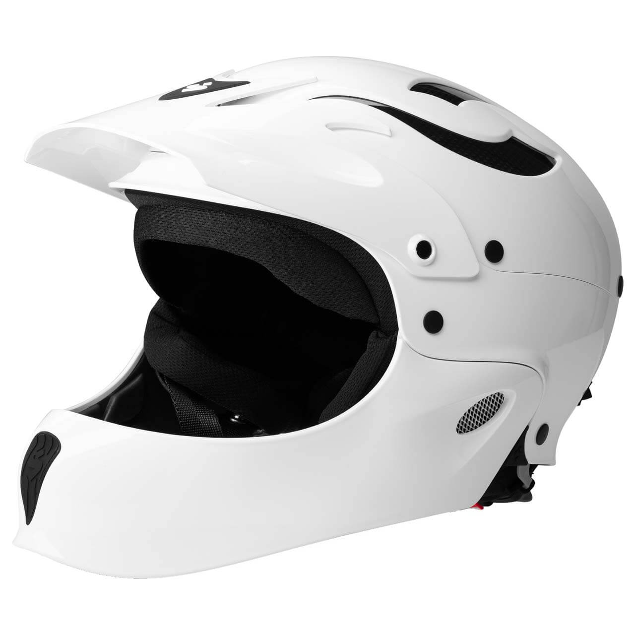 Sweet Wildwasserhelm Rocker Fullface - Gloss White, L/XL Sweet Wildwasserhelm Rocker Fullface - Gloss White, L/XL von Sweet Protection
