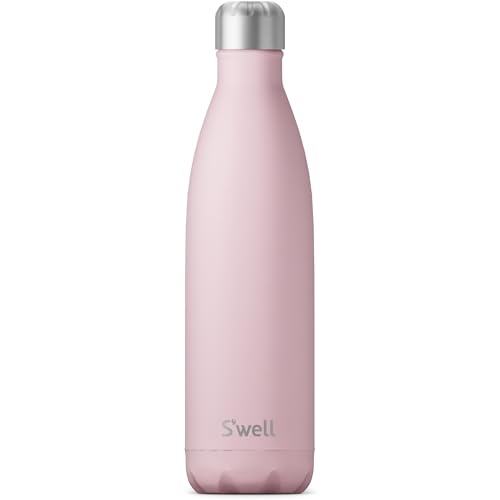 S'well Unisex Jugend Edelstahl-Wasserflasche 0.45, Pink Topaz, 750 ml S'well Unisex Jugend Edelstahl-Wasserflasche 0.45, Pink Topaz, 750 ml von S'well