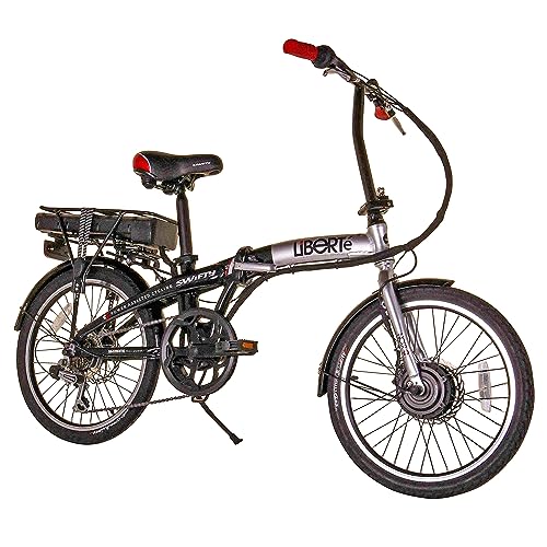 Swifty Unisex-Adult Liberte 20inch Folding e Bike, Black, one Size von Swifty