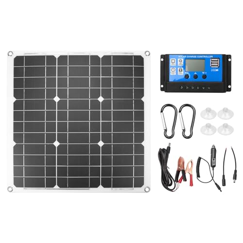 Swiixxer 27 Watt 27 W Solarpanel Kit mit LCD Solar Controller 12V RV Boat Off Grid von Swiixxer