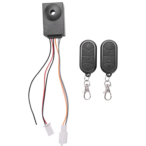 Swiixxer Ebike Alarm System Dual Fernbedienung 36V 48V 60V 72V Alarm ZubehöR Universal Wasserdicht Fahrrad von Swiixxer