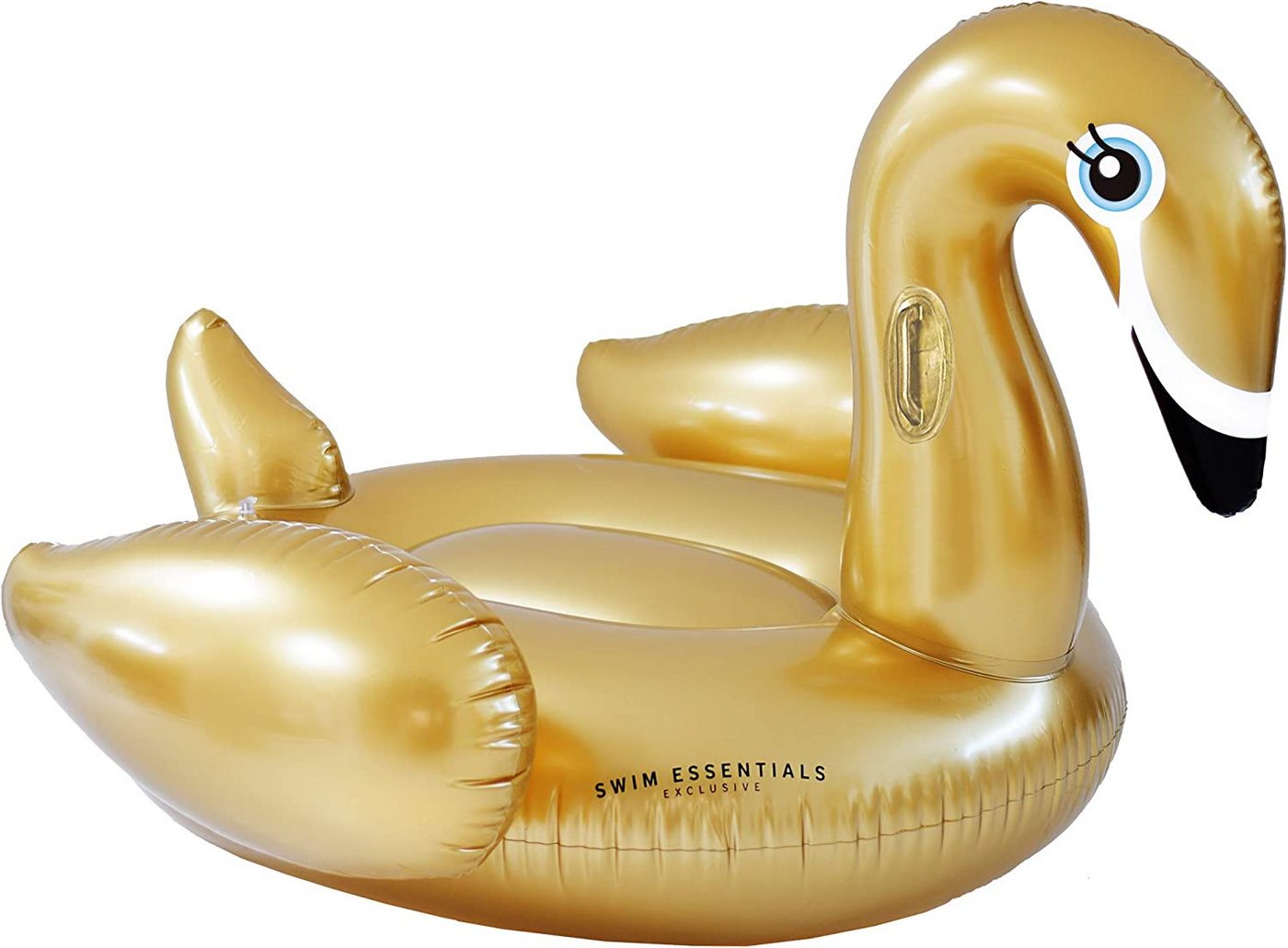 Swim Essentials Luftmatratze Swim Essentials Luxury Ride-on Schwan Gold 142x 137 x 97 cm von Swim Essentials
