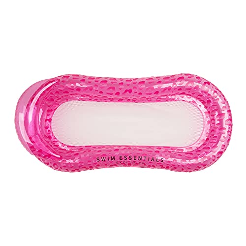 Swim Essentials waterhangmat panterprint | neon Roze von Swim Essentials