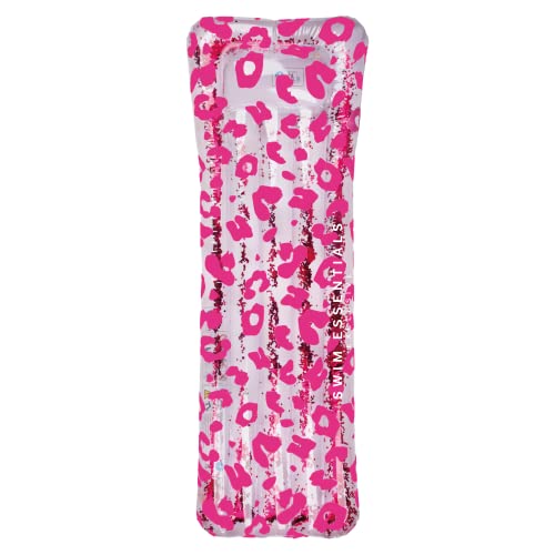 Swim Essentials neon roze panterprint luxe luchtbed von Swim essentials