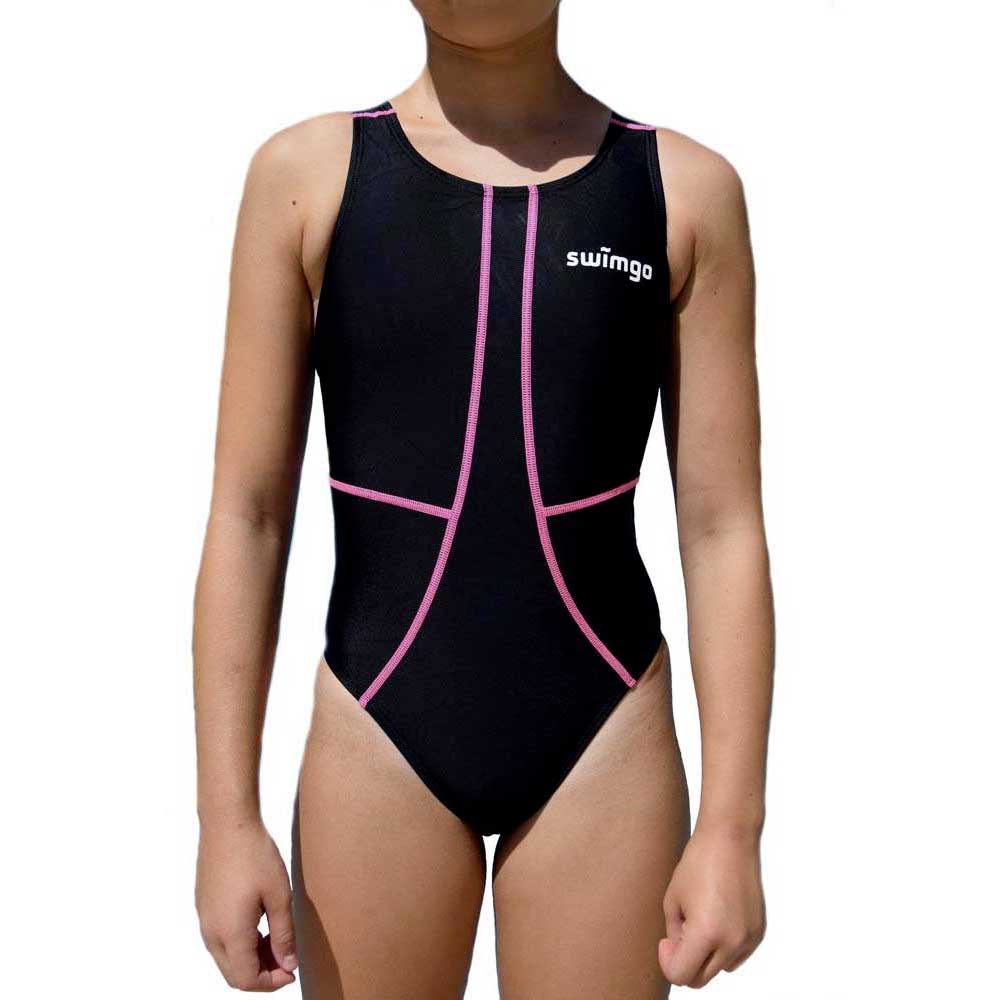 Swimgo Team Basic Training Swimsuit Schwarz 13-14 Years Mädchen von Swimgo