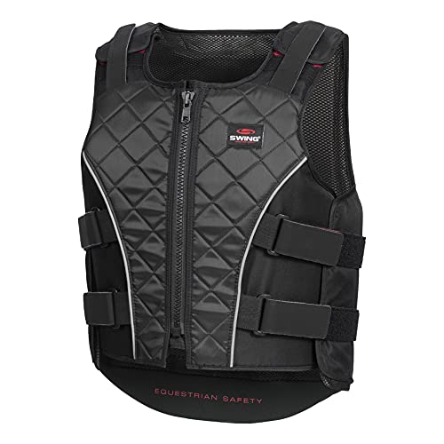 SWING Bodyprotector P19 mit RV, schwarz/grau, Gr. Kind XS, KXS, schwarz von WALDHAUSEN