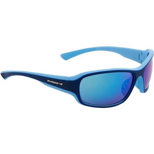 SWISSEYE Freeride Sportbrille (100% UVA-, UVB- und UVC-Schutz, Nasenbereich & Bügelenden gummiert, splitterfreies Material TR90, inkl. Mikrofaserbeutel), light blue/dark blue matt SWISSEYE Freeride Sportbrille (100% UVA-, UVB- und UVC-Schutz, Nasenbereich & Bügelenden gummiert, splitterfreies Material TR90, inkl. Mikrofaserbeutel), light blue/dark blue matt von SWISSEYE