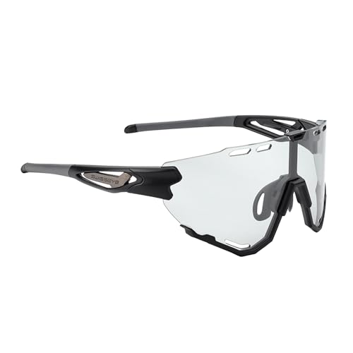 SWISSEYE Mantra Sportbrille (100% UVA-, UVB- und UVC-Schutz, verstellbarer Nasenbereich & gummierte Bügelenden, splitterfreies Material TR90, inkl. Etui, inkl. Mikrofaserbeutel), black matt/anthracite SWISSEYE Mantra Sportbrille (100% UVA-, UVB- und UVC-Schutz, verstellbarer Nasenbereich & gummierte Bügelenden, splitterfreies Material TR90, inkl. Etui, inkl. Mikrofaserbeutel), black matt/anthracite von SWISSEYE