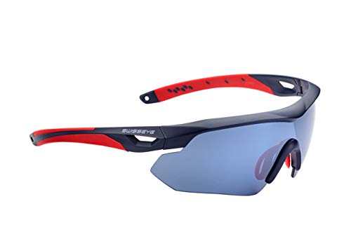 Swiss Eye Nighthawk Sports Sportbrille, Dark Blue matt-warm red von SWISSEYE
