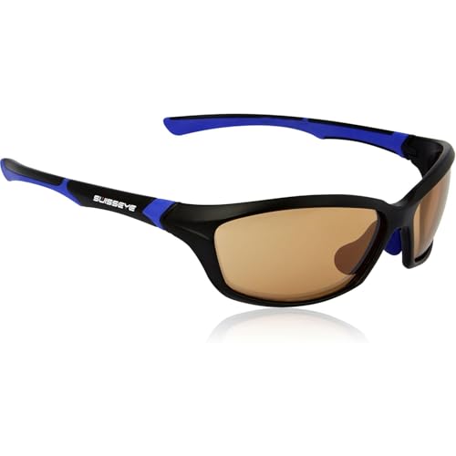 Swiss Eye Sportbrille Drift, Black Matt/Blue, 12075 von SWISSEYE