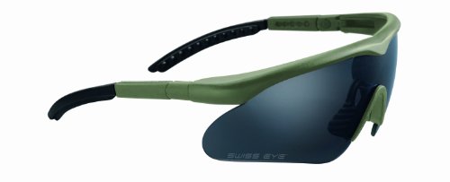 Sturm-Miltec Sturm Miltec SWISSEYE Raptor Sicherheitbrille, Rubber dask Green, one Size Sturm-Miltec Sturm Miltec SWISSEYE Raptor Sicherheitbrille, Rubber dask Green, one Size von Mil-Tec