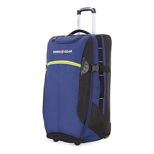 Swiss Gear Extra große, leichte Reisetasche mit Rollen, Blau/Grün Swiss Gear Extra große, leichte Reisetasche mit Rollen, Blau/Grün von Swiss Gear
