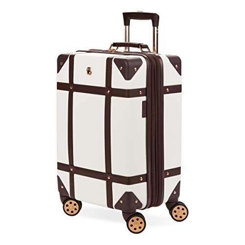 SwissGear 7739 Hardside Gepäckkoffer mit Spinnrollen, Weiss/opulenter Garten, Carry-On 19-Inch, 7739 Hardside Gepäckkoffer mit Spinner-Rädern SwissGear 7739 Hardside Gepäckkoffer mit Spinnrollen, Weiss/opulenter Garten, Carry-On 19-Inch, 7739 Hardside Gepäckkoffer mit Spinner-Rädern von Swiss Gear