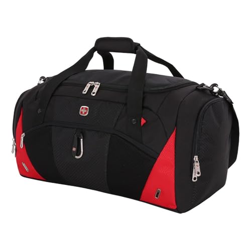 SwissGear Travel Gear 1900 Duffel - eBags Exclusive, schwarz/red, 56 cm, Reisetasche 1900 von Swiss Gear