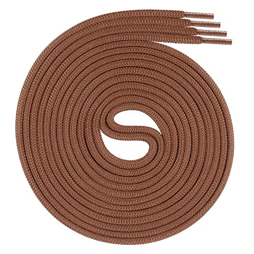 Swissly 1 Paar runde Schnürsenkel, Rundsenkel für Business- und Lederschuhe, reißfester Allroundsenkel, ø 3mm Farbe Hellbraun Länge 90cm Swissly 1 Paar runde Schnürsenkel, Rundsenkel für Business- und Lederschuhe, reißfester Allroundsenkel, ø 3mm Farbe Hellbraun Länge 90cm von Swissly