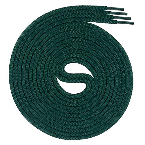 Swissly 1 Paar runde Schnürsenkel, Rundsenkel für Business- und Lederschuhe, reißfester Allroundsenkel, ø 3mm Farbe dunkelgrün Länge 80cm Swissly 1 Paar runde Schnürsenkel, Rundsenkel für Business- und Lederschuhe, reißfester Allroundsenkel, ø 3mm Farbe dunkelgrün Länge 80cm von Swissly