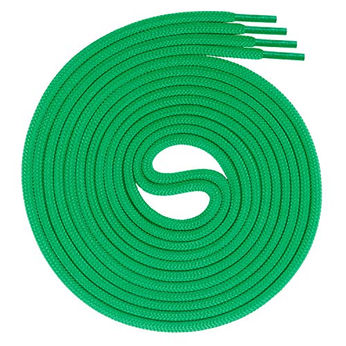 Swissly 1 Paar runde Schnürsenkel, Rundsenkel für Business- und Lederschuhe, reißfester Allroundsenkel, ø 3mm Farbe grün Länge 120cm Swissly 1 Paar runde Schnürsenkel, Rundsenkel für Business- und Lederschuhe, reißfester Allroundsenkel, ø 3mm Farbe grün Länge 120cm von Swissly