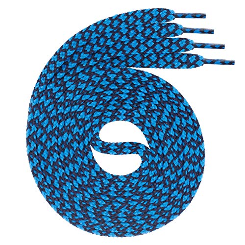 Swissly 1Paar Flache Schnürsenkel für Sneaker und Sportschuhe - sehr reißfest - ca. 7,0 mm breit aus 100% Polyester, Farbe: Navy.Blue Länge: 130cm Swissly 1Paar Flache Schnürsenkel für Sneaker und Sportschuhe - sehr reißfest - ca. 7,0 mm breit aus 100% Polyester, Farbe: Navy.Blue Länge: 130cm von Swissly