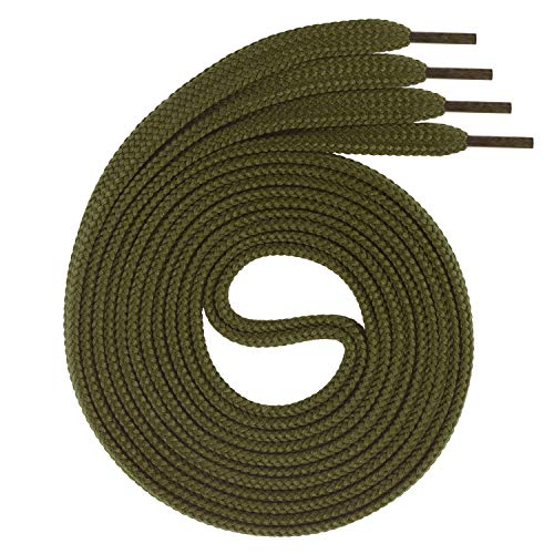 Swissly 1Paar Flache Schnürsenkel für Sneaker und Sportschuhe - sehr reißfest - ca. 7,0 mm breit aus 100% Polyester, Farbe: Olive Länge: 80cm Swissly 1Paar Flache Schnürsenkel für Sneaker und Sportschuhe - sehr reißfest - ca. 7,0 mm breit aus 100% Polyester, Farbe: Olive Länge: 80cm von Swissly