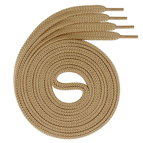 Swissly 1Paar Flache Schnürsenkel für Sneaker und Sportschuhe - sehr reißfest - ca. 7,0 mm breit aus 100% Polyester, Farbe: beige Länge: 90cm Swissly 1Paar Flache Schnürsenkel für Sneaker und Sportschuhe - sehr reißfest - ca. 7,0 mm breit aus 100% Polyester, Farbe: beige Länge: 90cm von Swissly