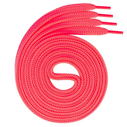 Swissly 1Paar Flache Schnürsenkel für Sneaker und Sportschuhe - sehr reißfest - ca. 7,0 mm breit aus 100% Polyester, Farbe: neon.pink Länge: 70cm Swissly 1Paar Flache Schnürsenkel für Sneaker und Sportschuhe - sehr reißfest - ca. 7,0 mm breit aus 100% Polyester, Farbe: neon.pink Länge: 70cm von Swissly
