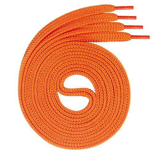 Swissly 1Paar Flache Schnürsenkel für Sneaker und Sportschuhe - sehr reißfest - ca. 7,0 mm breit aus 100% Polyester, Farbe: orange Länge: 80cm Swissly 1Paar Flache Schnürsenkel für Sneaker und Sportschuhe - sehr reißfest - ca. 7,0 mm breit aus 100% Polyester, Farbe: orange Länge: 80cm von Swissly