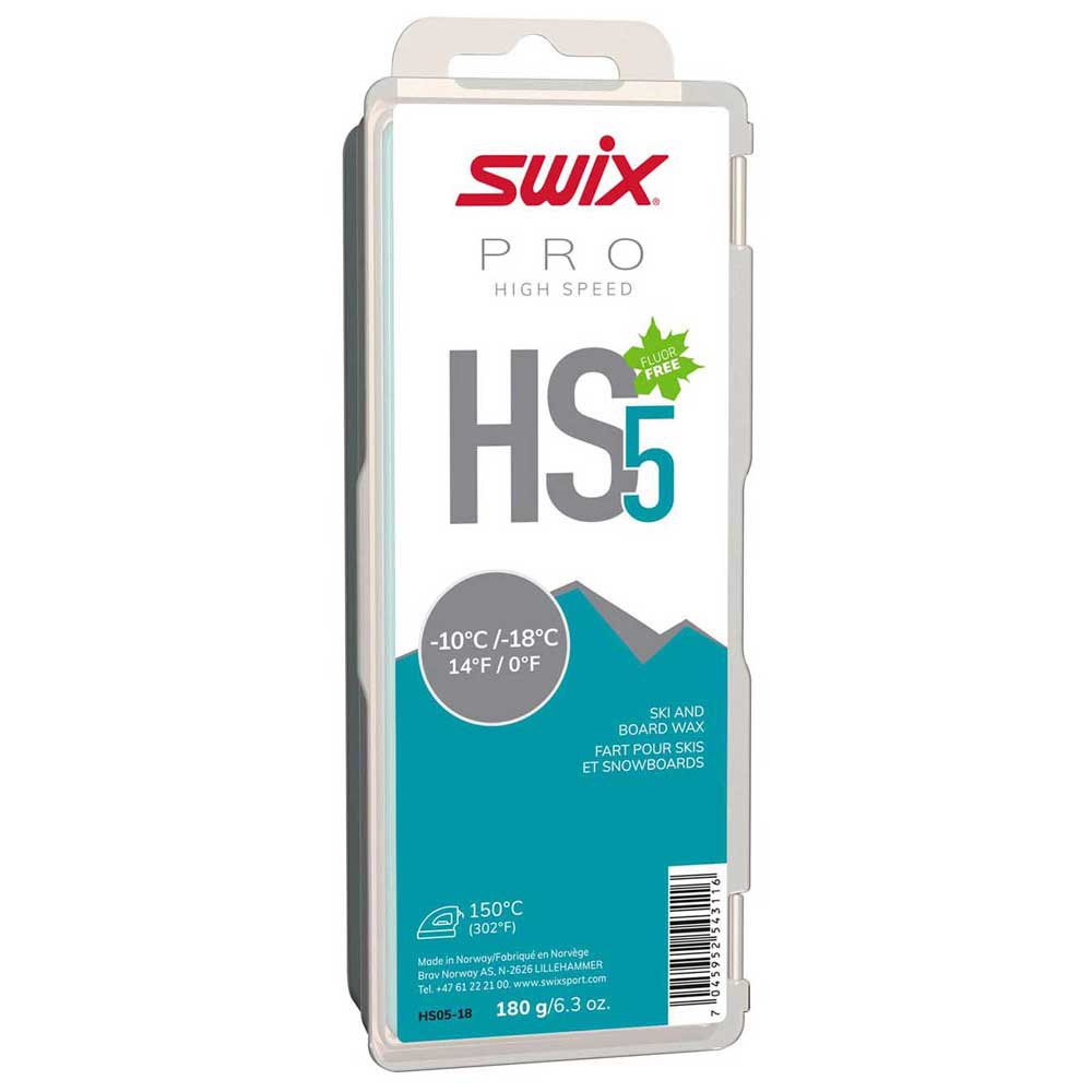 Swix Hs5 -10ºc/-18ºc 180 G Board Wax Grün,Weiß Swix Hs5 -10ºc/-18ºc 180 G Board Wax Grün,Weiß von Swix