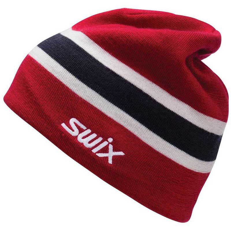 Swix Norway Beanie Rot M-L Mann von Swix