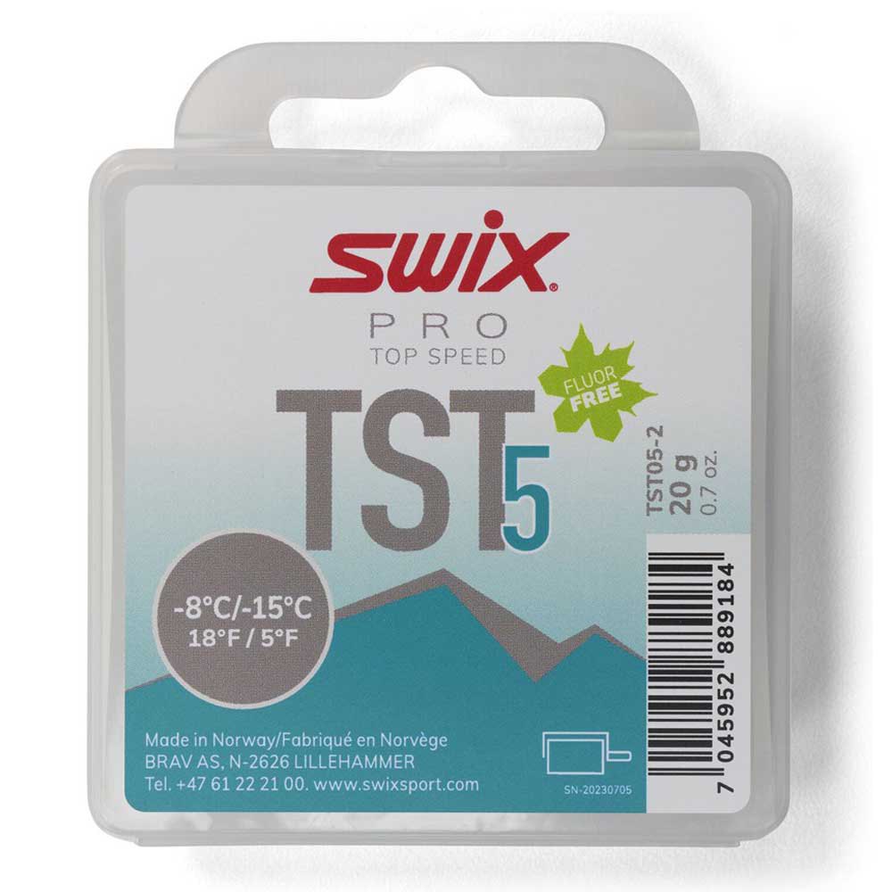 Swix Ts5 Turbo Turquoise-8 °c/-15°c 20g Wax Durchsichtig Swix Ts5 Turbo Turquoise-8 °c/-15°c 20g Wax Durchsichtig von Swix