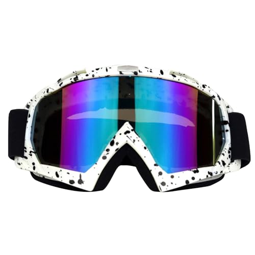 Snowboardbrille, winddicht, Motorradbrille, verstellbar, Reitbrille, Skibrille, Outdoor-Sportbrille für Damen und Herren von Sxett